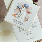 Kartka ślubna w ozdobnej kopercie, WP 56 - Kartka ślubna