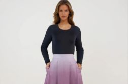 Długa spódnica maxi ombre