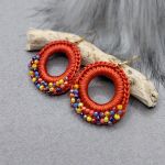 „DEMI” kolczyki szydełkowe - „DEMI” kolczyki szydełkowe