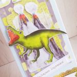 Kartka urodzinowa DL z Dinozaurem 1 GOTOWA - 