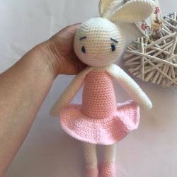 UDOSTĘPNIJ OBSERWUJ  KRÓLIK BALETNICA PRZYTULANKA SZYDEŁKO MASKOTKA
