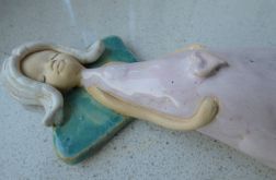 Aniołek ceramiczny dla ciężarnej