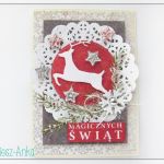 Kartka świąteczna z reniferem 6 - 