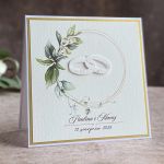 Kartka ślubna w ozdobnej kopercie WA 23b - Kartka ślubna w ozdobnej kopercie