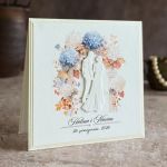 Kartka ślubna w ozdobnej kopercie, WP 56 - Kartka ślubna