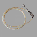 Naszyjnik ze szlachetnych ognistych Opali  - Subtelny naszyjnik z Ognistych opali