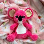 Koala, Miś, Maskotka, Koala na szydełku - 