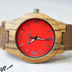 Drewniany zegarek MACAW