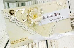 Kopertówka z okazji ślubu-waniliowy poranek