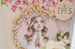 Pamiątka I komunii "Kwitnącą wiśnia"