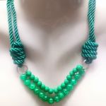 Naszyjnik/korale Emerald - Średnia długość