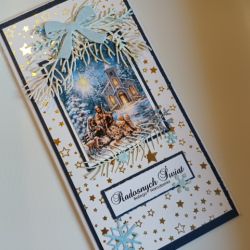 Kartka Boże Narodzenie, religijna
