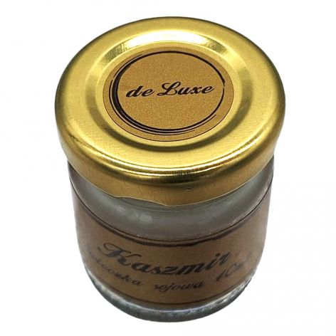 Świeczka Sojowa Kaszmir 40 ml Ręcznie Robiona w Słoiczku Premium