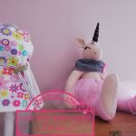 Różowy Jednorożec bawełny unicorn - Różowy jednorozec