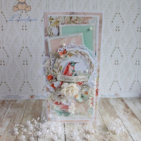 Kartka urodzinowa imieninowa Birdsong2 GOTOWA