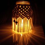 Magiczne nastrojowe lampiony makrama słoik - Piękny ażurowy wzór