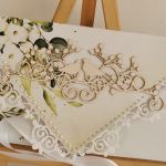 Kartka ślubna kopertówka kopertowa floral VI - motyw