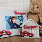 Ramka na zdjęcia - Wyścigówka- R36 - ramka prezent dla chłopca