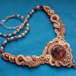 Naszyjnik Kolia sutasz Brass Gold