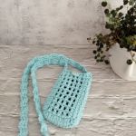 Mini torebka ,crossbody,na telefon,mięta - 
