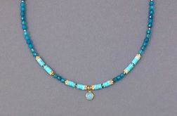 Naszyjnik z agatów.