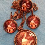 Kwiaty we włosach - zestaw biżuterii - Kwiaty we włosach