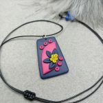 „MARGO” wisiorek z glinki polimerowej - „MARGO” wisiorek z glinki polimerowej