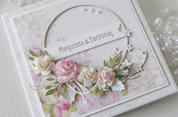 Kartka ślubna w pudełku v.18