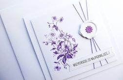Kartka urodzinowa minimalistyczna handmade