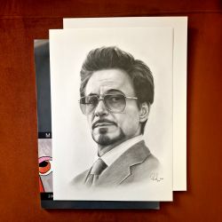 Ręcznie rysowany portret na prezent