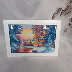 Obrazek diamentowy 20x30cm ZIMA