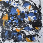 Kompozycja otaszarnie na plotnie  - 