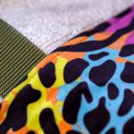 Składany kolorowy plecak kurierski panterka - 