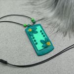 „OLIVIA” wisiorek z glinki polimerowej - „OLIVIA” wisiorek z glinki polimerowej