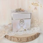 Exploding box komunijny "Heartbeat 1" GOTOWY - 