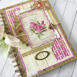Romantyczny pamiętnik z różą#2