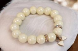 Bransoletka na gumce kokardka