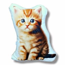 Poduszka kotek z kotkiem ozdobna poduszka