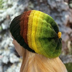 Jesienna aura - czapka beani