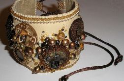 beaded embroidery bransoleta wyszywana