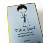 Zaproszenie na I Komunię Świętą (chłopiec) - Zbliżenie