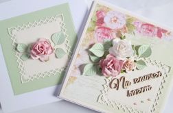 Kartka NA ZAWSZE RAZEM z różami