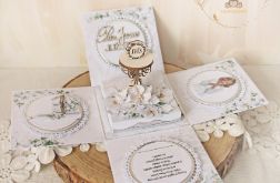 Exploding box komunijny kartka "Bright"GOTOWA