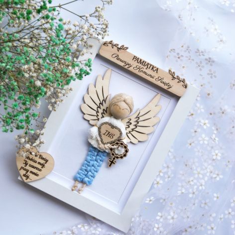 Aniołek na komunię dla chłopca | I Komunia