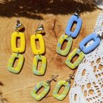 "Vila III" - kolczyki z gliny polimerowej. - inne modele