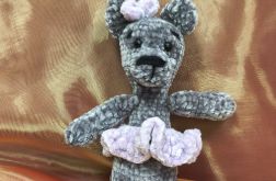 Ręcznie robiony miś baletnica – maskotka handmade