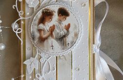 Komunijne pudełko na pieniądze! Rodzeństwo!