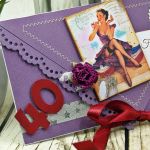 Kartka na 40 urodziny- fajnej babce - 