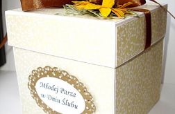 Pudełko dla Młodej Pary ze słonecznikami