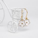 KOLCZYKI 'FLORINA' - WIOSENNA LEKKOŚĆ W ZŁOTEJ ODSŁONIE - 